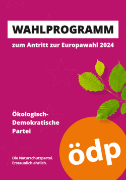 Wahlprogramm der ÖDP zur Europawahl 2024