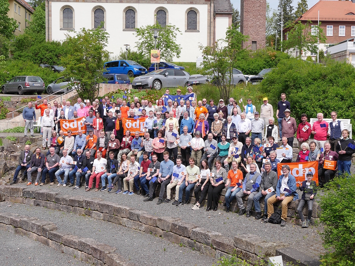 Teilnehmer des 62. ÖDP-BPT in Gersfeld im Mai 2023