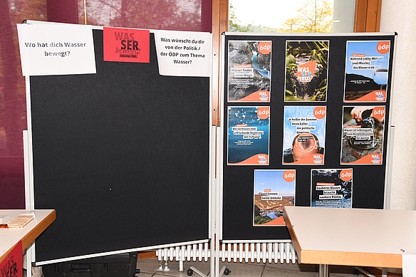 Infostand Aktion Wasser bewegt