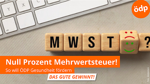 MWST in Scrabbel-Buchstaben aus Holz dargestellt