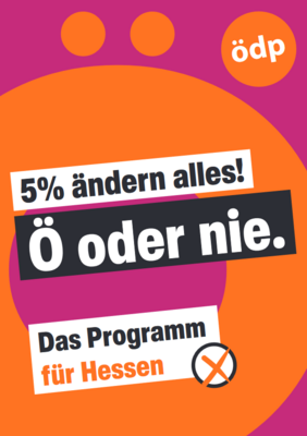 Das ÖDP-Programm für Hessen zur Landtagswahl '23
