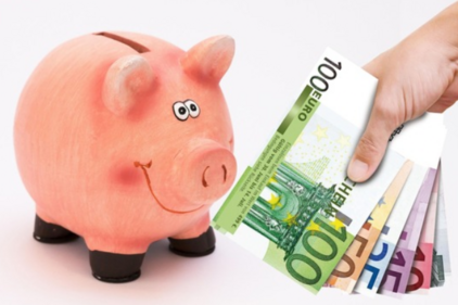 Sparschwein und Geld