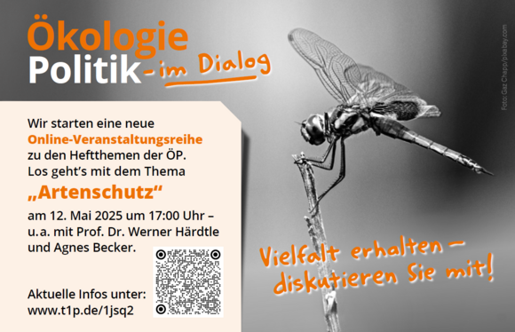 ÖkologiePolitik im Dialog zum Thema „Artenschutz“ am 12. Mai 2025 um 17:00 Uhr