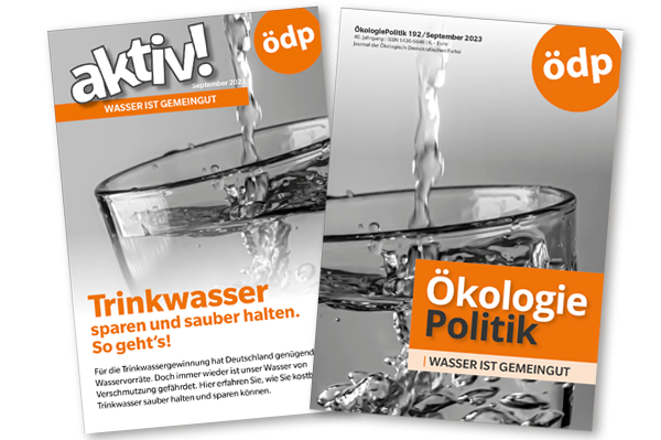 Wasser ist Gemeingut - die neue ÖkologiePolitik