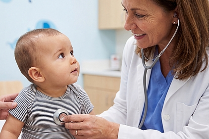Kind beim Arzt
