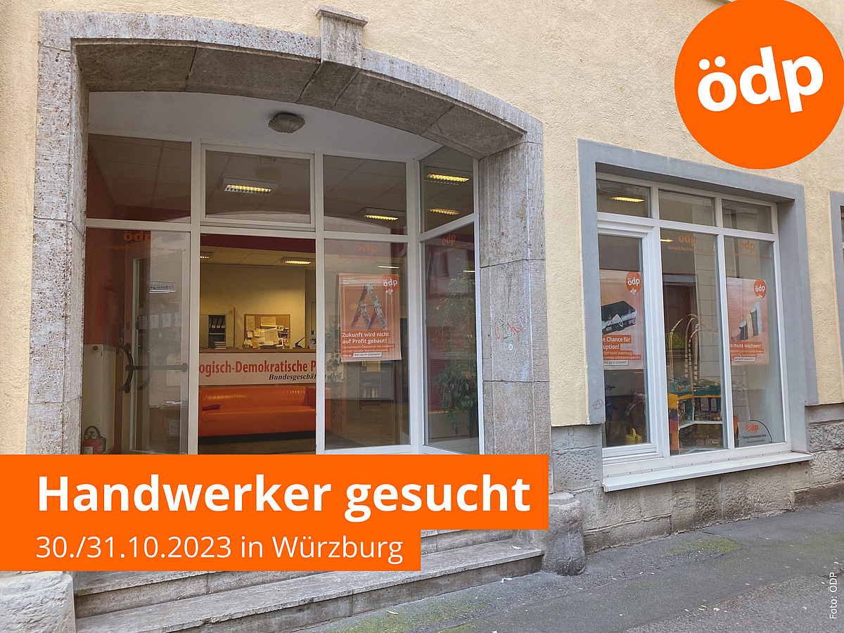 Handwerker für Renovierung gesucht: 30./31.10.2023 in Würzburg Handwerker für Renovierung gesucht: 30./31.10.2023 in Würzburg
