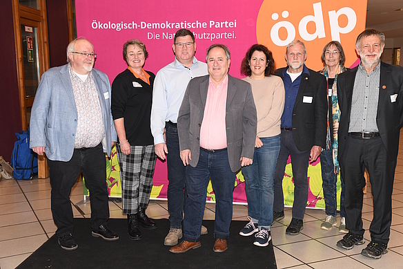 Gruppenfoto mit ÖDP Rheinland-Pfalz