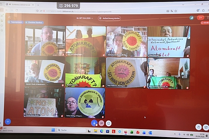 Online-Demo gegen Atomkraft