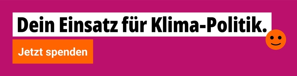 Dein Einsatz für Klima-Politik.