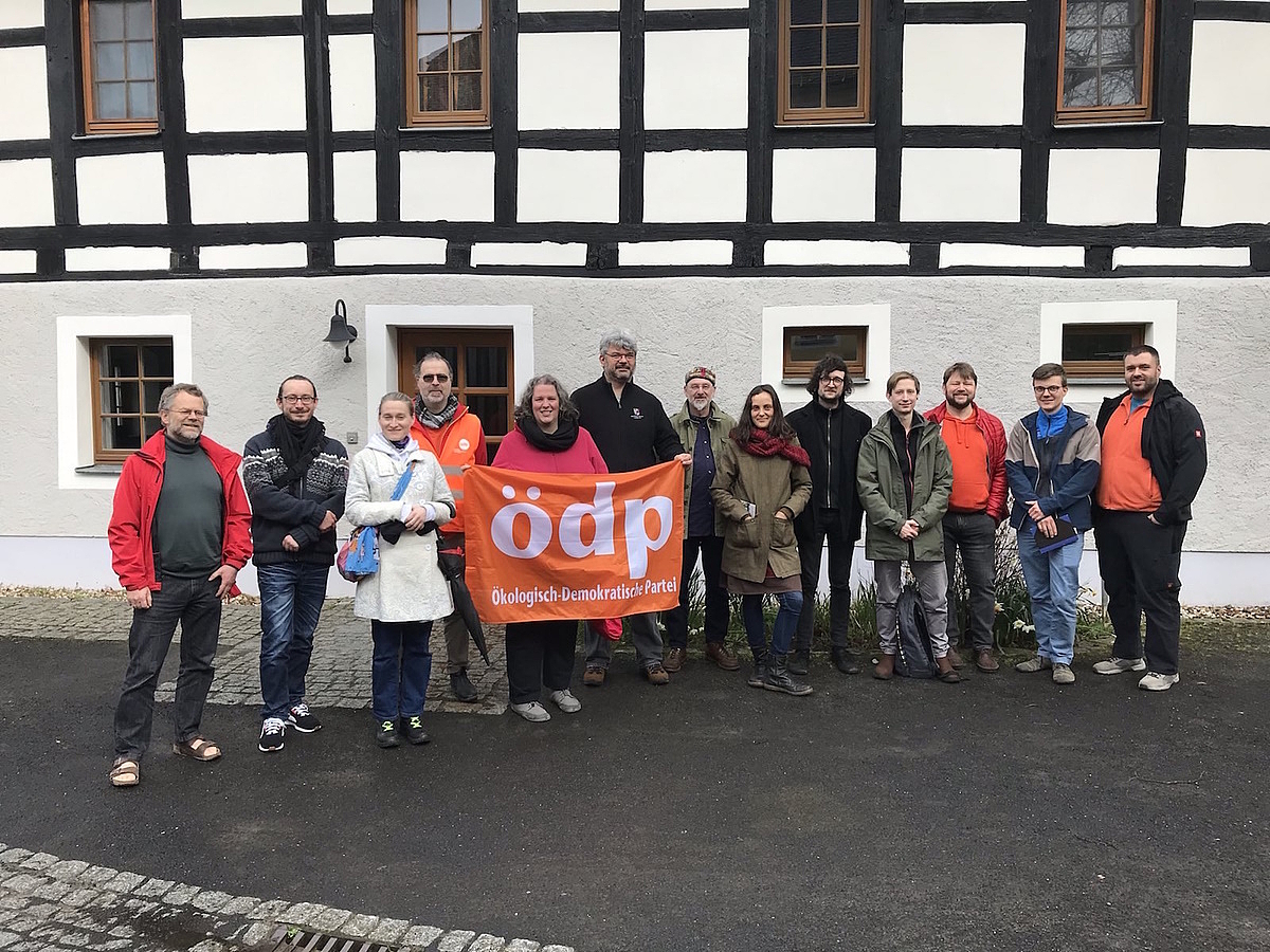 Teilnehmer der letzten ÖDP-Klausurtagung in Grimma, Sachsen